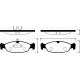ÖN FREN BALATA OPEL ASTRA F / CORSA A B / VECTRA A / TIGRA 94-00 / COMBO 1.4L 1.6L 1.7L D 92-00