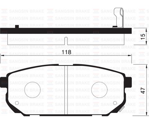 ARKA FREN BALATA KIA SORENTO 2.5L D4CB CRDi 02->