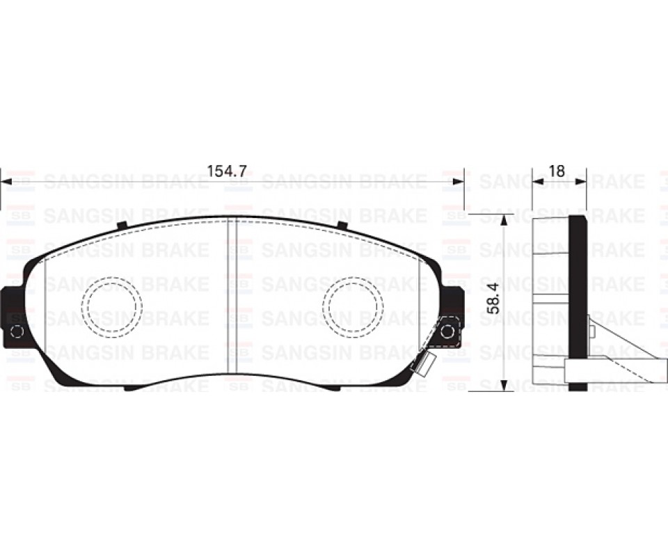 ÖN FREN BALATA HONDA CR-V 1.6L N16A2 İ-DTEC dizel otomatik vites 4x4 RE6 Kasa 13-> - Aşınma ikaz soketli