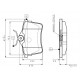 ARKA FREN BALATASI P307 00>09 P308 07>14 PARTNER 08> PARTNER TEPEE 08> BERLINGO 08> C4 04>16 XSARA PICASSO 99>11 DS4 15>18