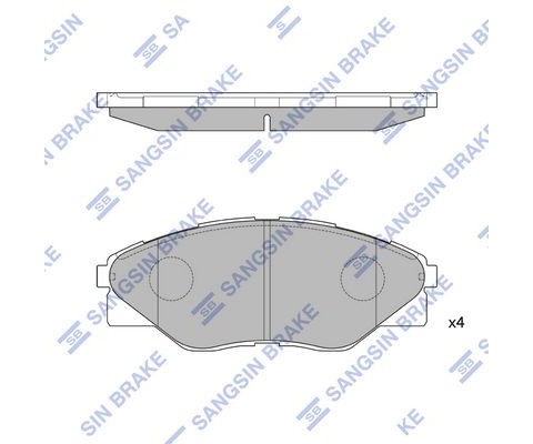 ÖN FREN BALATA TOYOTA HILUX VIGO 2.5L 2KDFTV KUN15 4x2 09-10