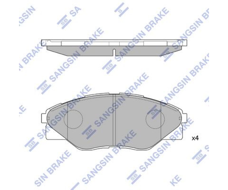 ÖN FREN BALATA TOYOTA HILUX VIGO 2.5L 2KDFTV KUN15 4x2 09-10
