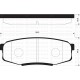 ARKA FREN BALATA TOYOTA LANDCRUISER 4.5L 1VD-FTV VDJ200 dizel D4-D 08-> 4.6L 2UZ-FE UZJ200 V8 08->