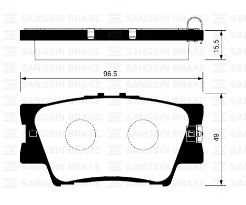 ARKA FREN BALATA TOYOTA RAV4 2.0L 1AZ-FE ACA30 ACA31 06-12 / 2.0L 1AD-FTV D4-D ALA40 12->