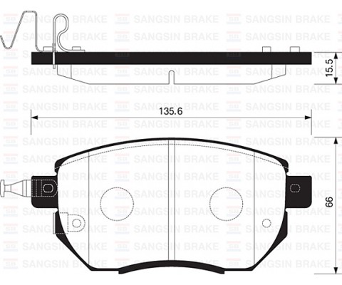 ÖN FREN BALATA NISSAN MURANO 3.5L VQ35 Z50 03-08 / INFINITI FX35 FX45 02->