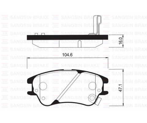 ÖN FREN BALATA HYUNDAI ATOS 1.1L G4HG 06->