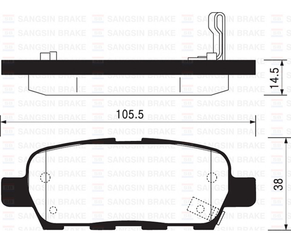 ARKA FREN BALATA NISSAN X-TRAIL 2.0L QR20 T30 01-07