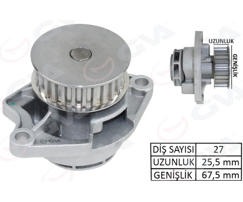 DEVİRDAİM POLO 00-12 1.4 16V - IBIZA-CORDOBA-FABIA 1.4 16V 04-10 AHW-BBY-BKY-CGL