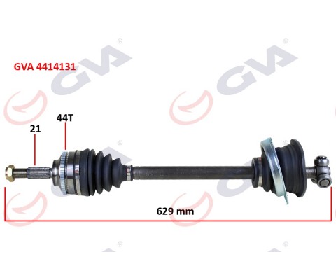 KOMPLE AKS SOL CLIO II 1.5DCI 98-05 ABS Lİ 44DİŞ 629mm YAYLI