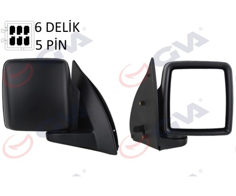 DIŞ DİKİZ AYNASI SAĞ COMBO C 01 ELEKTRİKLİ ISITMALI KONVEKS 5 FİŞ VM-965EHR