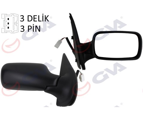 DIŞ DİKİZ AYNASI SAĞ PALIO 98 ELEKTRİKLİ KONVEKS 3 FİŞ VM-155E-5DR