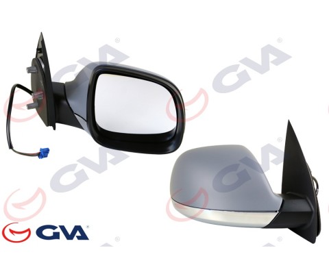 DIŞ DİKİZ AYNASI SAĞ AMAROK 09 ELEKTRİKLİ ISITMALI SENSÖRLÜ NİKELAJLI ASFERİK 5 FİŞ VM-6190NEHAL