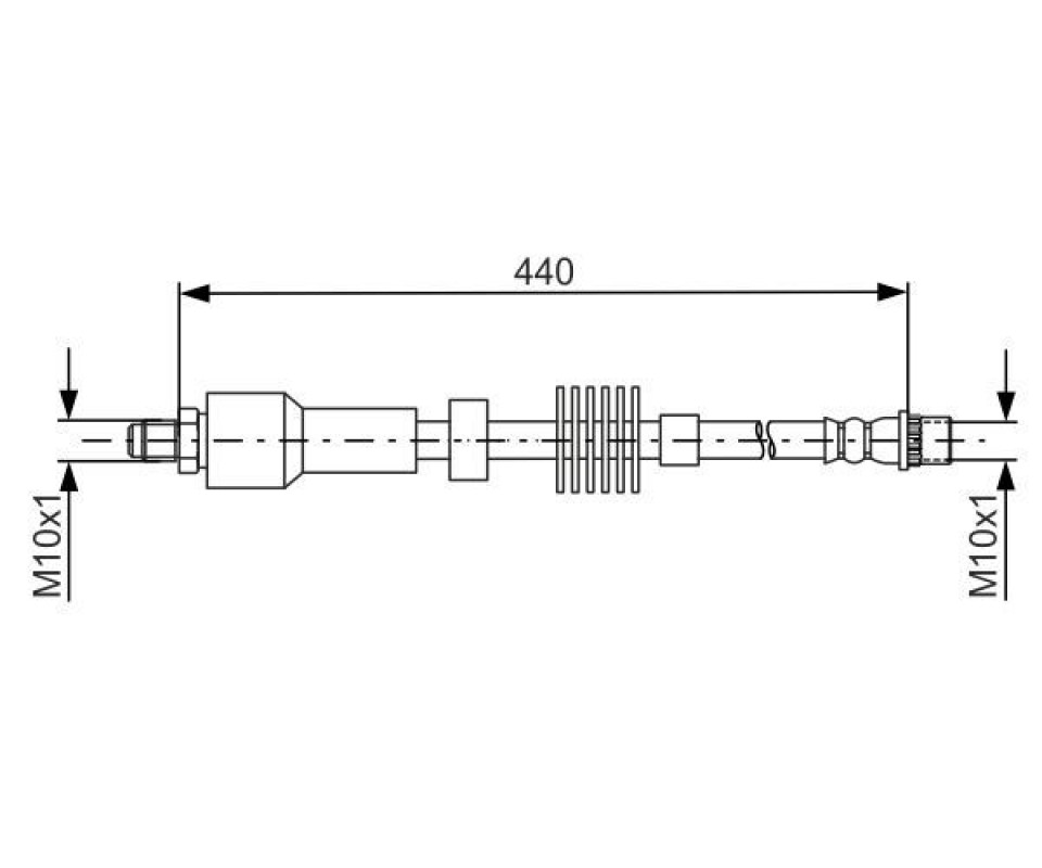 ÖN FREN HORTUM CITROEN C4 II 09>18 DS4 11>15 ESP SİZ ARAÇLAR İÇİN
