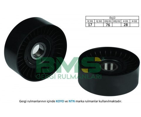 KAYIS GERGI RULMANI MERCEDES W203 CL203 C209 W204 C209 W211 R171