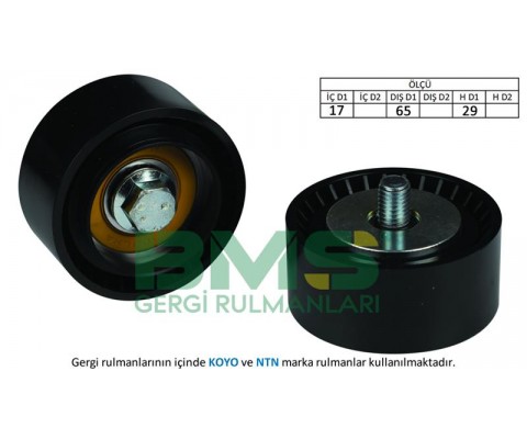 V KAYIŞ GERGİ RULMANI ISIZU