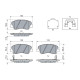 ÖN FREN BALATA HYUNDAI ACCENT BLUE 1.4L 1.6L benzinli 10-> 1.6L CRDi dizel 10-> / ELANTRA 1.6L D4FB G4FG 6 vites 16-> / KIA RIO 1.4L D4FC 11->