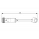 BALATA FISI ARKA MERCEDES SPRINTER B906 . VW CRAFTER 30-35-50