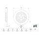 ARKA FREN DISK AYNA FOCUS IV 17> KUGA III 19>