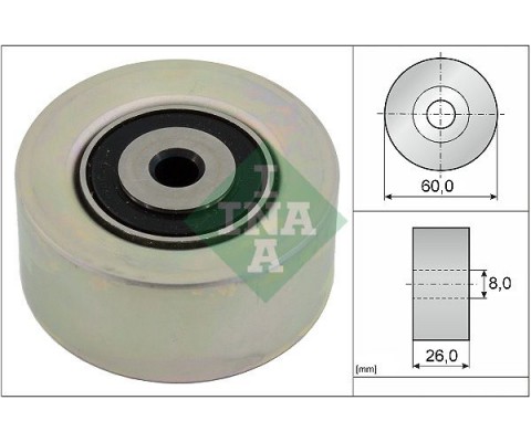 ALTERNATÖR GERGİ RULMANI PARTNER-P206-306-JUMPY1.9D -P307 1.4 16V-1.6 16V-C2 1.4-1.6-C3 1.4i-1.4 16V