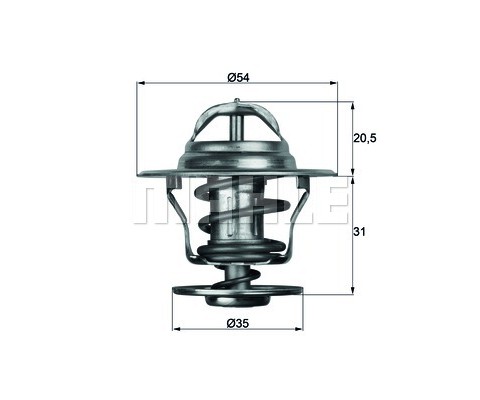 TERMOSTAT LGN-ASTRA-GOLF-JETTA-PASSAT-CORDOBA-IBIZA-TOLEDO-CADDY 87C