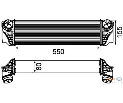 TURBO RADYATÖRÜ BMW F07 530D XDRİVE 09 F10 525D 530D 10 F11 520D 525D 530D 10 F01 730D 08