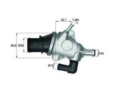 TERMOSTAT KOMPLE ALFA ROMEO 156 932 88C