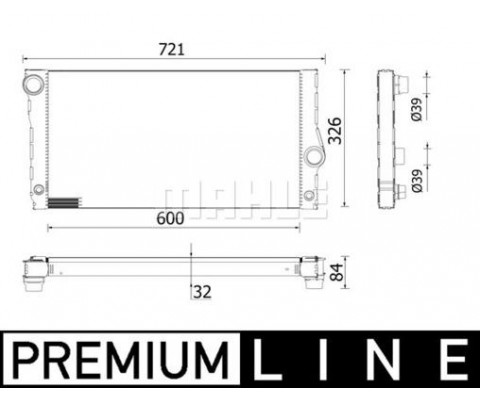 MOTOR SU RADYATORU PREMIUM LINE BMW N55 B30 F10 F11 F07