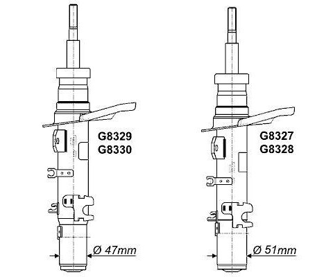 ÖN AMORTİSÖR SAĞ PEUGEOT P301 CITROEN C-ELYSEE 12