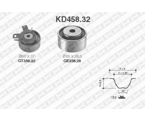 EKSANTRİK GERGİ KİTİ 158x254 BRAVA-BRAVO 95-01 -DOBLO 01- -PALIO-ALBEA 96- -MAREA 97-02 1.6-