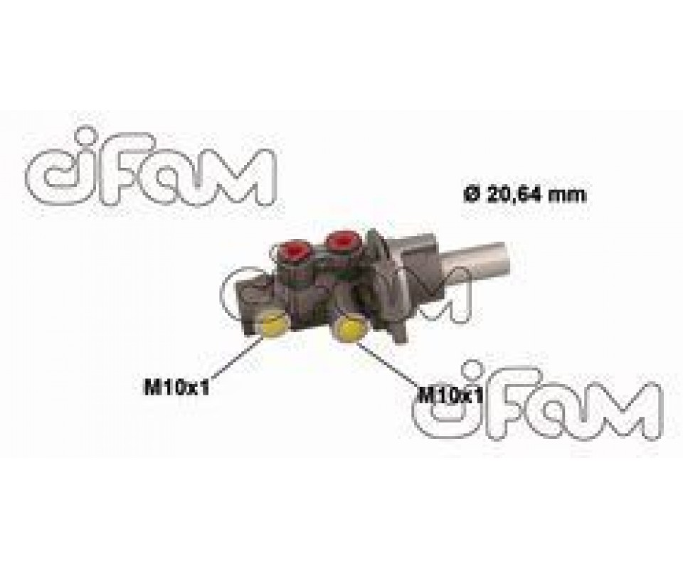 FREN ANA MERKEZ FORD FİESTA 08> DEPOSUZ 20.64mm