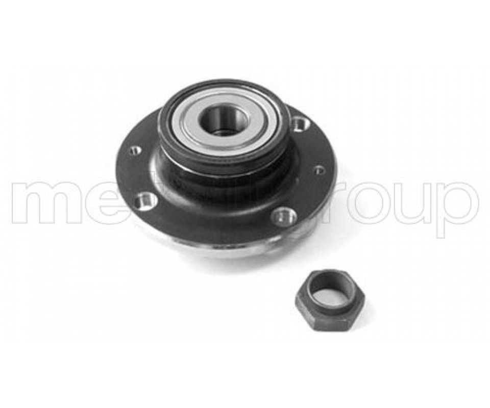 ARKA TEKER PORYASI KOMPLE ABS Lİ PEUGEOT P206-P206 CC-P206 SW-P1007 02> CITROEN C2-C3 02> 4 BİJON