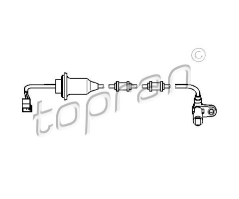 ABS SENSORU ARKA SAG MERCEDES S-CLASS W220 C215