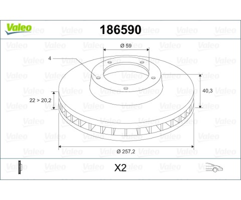 ÖN FREN AYNASI DOBLO-LINEA-FIORINO-BIPPER-NEMO-LINEA-500-BRAVO-MITO-IDEA 15JNT 257.5x22x4DLxHAVALI