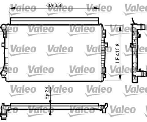RADYATÖR GOLF VII-A3-LEON 1.2-1.4-1.6TDİ 12 MEK