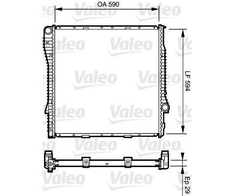 MOTOR SU RADYATORU BMW M54 M57 M62 E53 03 06
