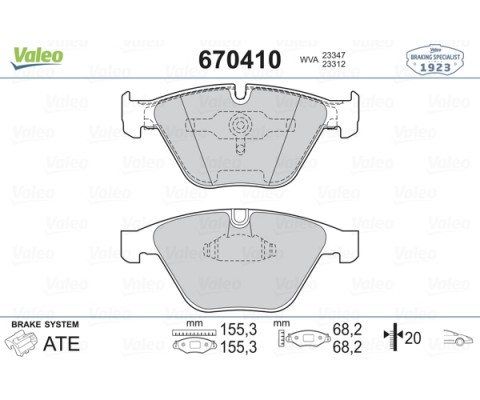ÖN BALATA BMW E90 E91 E92 3 SERİSİ 05 E60 E61 5 SERİSİ 03 E63 E64 E65 E66 E67 E84 E89 Z4 09