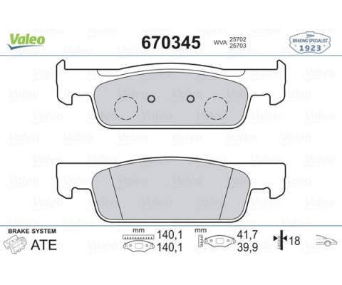 ÖN FREN BALATA RENAULT CLIO IV 12 DACIA LOGAN II 12 SANDERO II 12