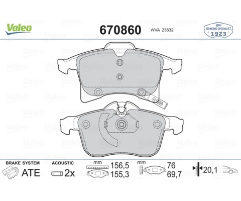 ÖN BALATA ASTRA H 04 MERIVA 03 ZAFIRA 05 CORSA C D 03 COMBO 04