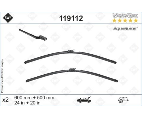 SILECEK SUPURGESI VOLVO S60 III 20 V40 II 20 600 500 mm ISITMA ÖZELLİKLİ