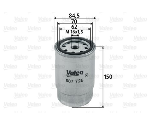 MAZOT FİLTRESİ METAL BLUE 1.6CRDI 11 İ30 2.0CRDI 07-11 -İ20 1.4-1.6CRDI 08 TUCSON JEEP 2.0CRDI