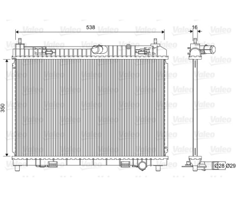 MOTOR SU RADYATORU FIESTA 1.25 16V 1.4 16V 08 B MAX 1.4 16V 12 350 558 18