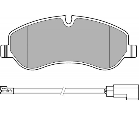 ÖN BALATA FORD TRANSIT V363 14 -TRANSIT CUSTOM 2.2 TDCI 12 KABLOLU