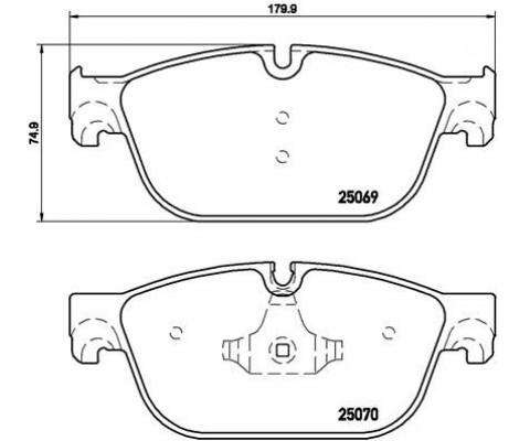 ÖN FREN BALATASI PEUGEOT P407 04 10 P508 10 18 C5 08 14 C6 09 12 DS5 09 15 180mm