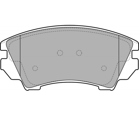 ÖN BALATA OPEL ASTRA J 12 14 INSIGNIA 08 11 ZAFIRA 11 SAAB 9.5 10 17 JANT GDB1783