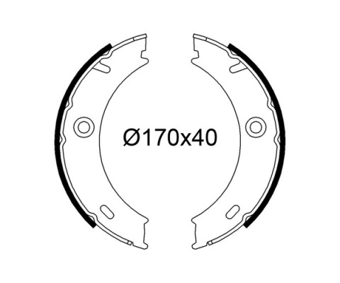 FREN BALATASI ARKA PARK FRENI MERCEDES SPRINTER B901 B904 . VW LT 28-35-46