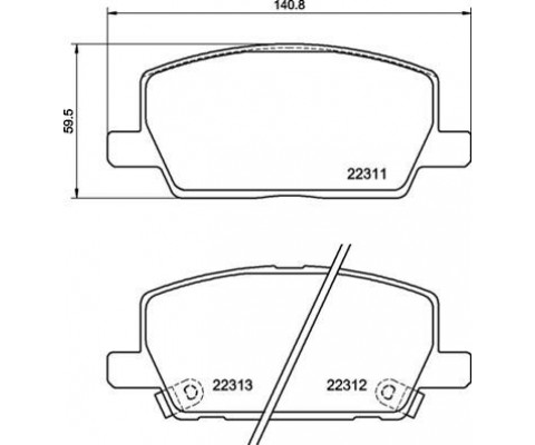 ÖN FREN BALATASI MOKKA 13 300 mm