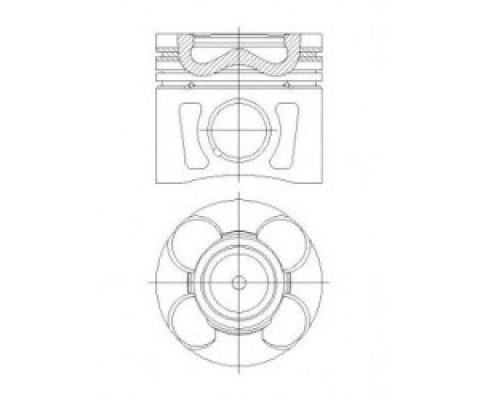 MOTOR PİSTON SEGMAN DOBLO-FİORİNO- LINEA-GRANDE PUNTO-ASTRA 1.3 CDTI 16V 0.40 Euro5 69.60 mm