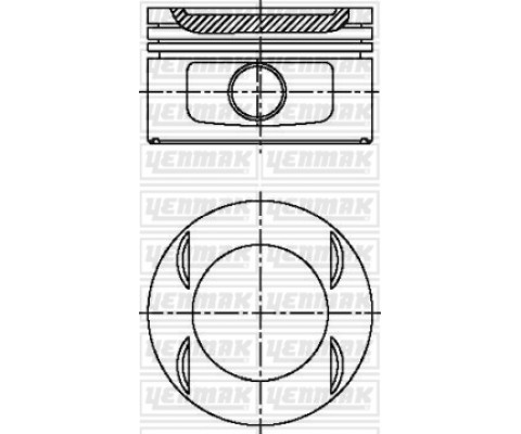 x MOTOR PİSTON SEGMAN STD P406-P806-P605 R-P306-XSARA-XANTIA-XM II 2.0 16V XU10J4R 86mm