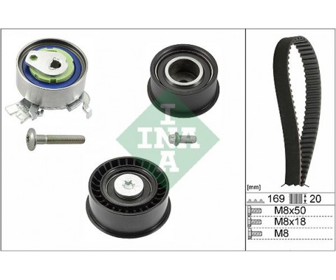 EKSANTRİK GERGİ KİTİ 169x200 ASTRA F-CORSA B-VECTRA B 1.4i-1.6i-1.8i 16V X14XE-X16XEL-X18XE