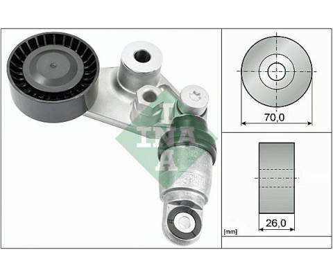 ALTERNATÖR GERGİ RULMANI KÜTÜKLÜ SSANGYONG ACTYON 2.0-KYRON 2.0-2.7 05 REXTON 2.7 04 RODIUS 2.7